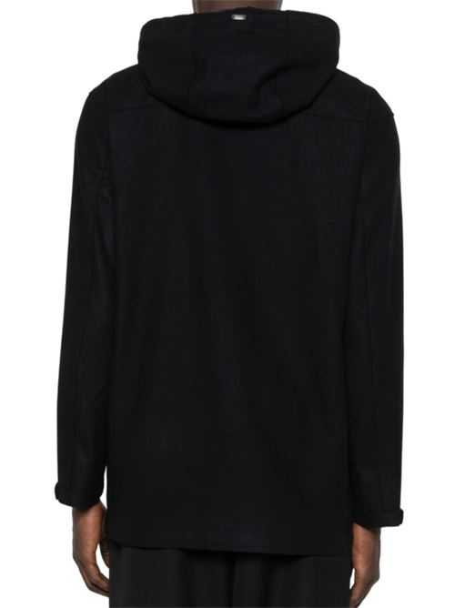 Giaccone da uomo  in misto lana, parka, colore blu navy HERNO | GC000095U334559200